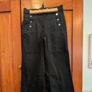 Ann Taylor wide leg sailor pants, size 6
